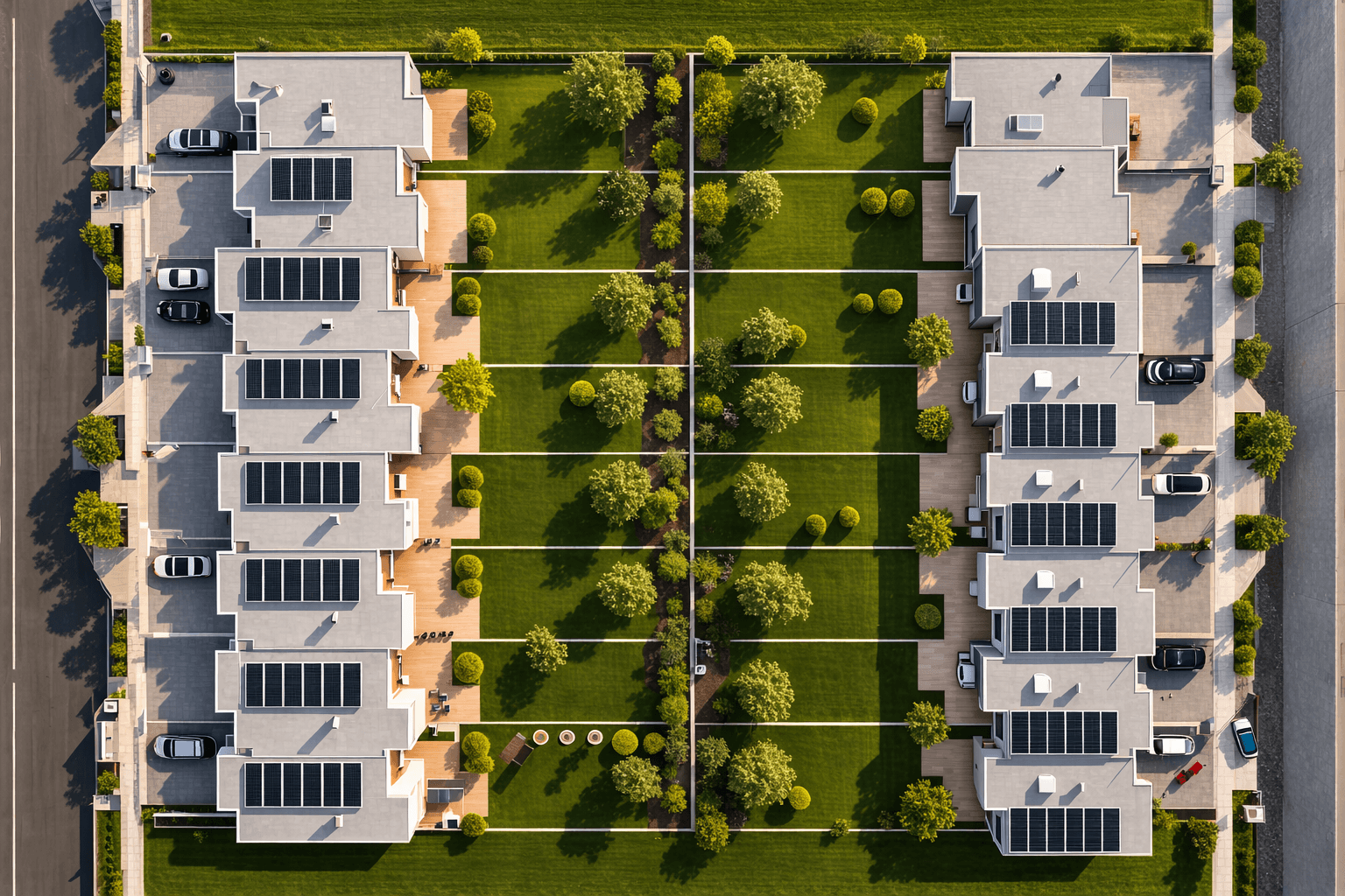 Modernne rezidencne komplex so zahradou